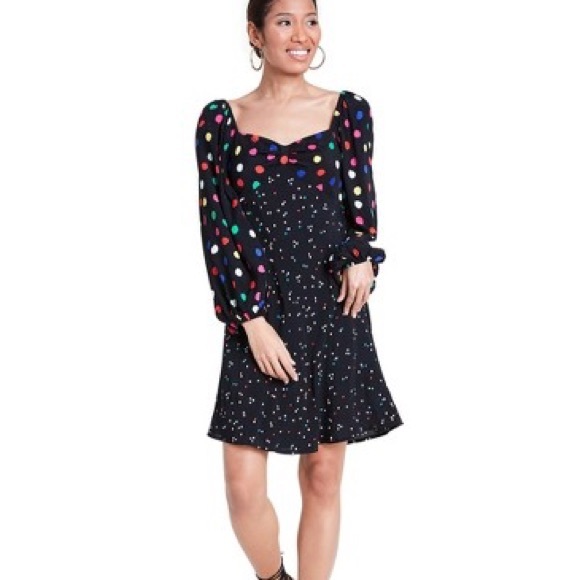 RIXO Dresses & Skirts - Rixo For Target Multicolor Polkadot Dress